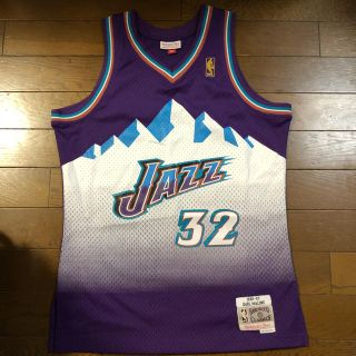 ミッチェルアンドネス(MITCHELL & NESS)の美中古 MITCHELL&NESS ユタ ジャズ SWINGMAN ジャージ(バスケットボール)