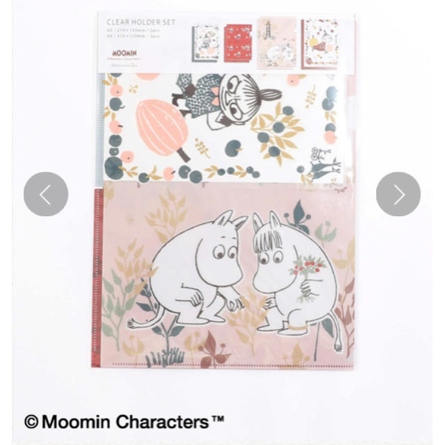 AfternoonTea(アフタヌーンティー)の新商品 Moomin×Afternoon Tea/ファイルセット 完売品 エンタメ/ホビーのアニメグッズ(クリアファイル)の商品写真