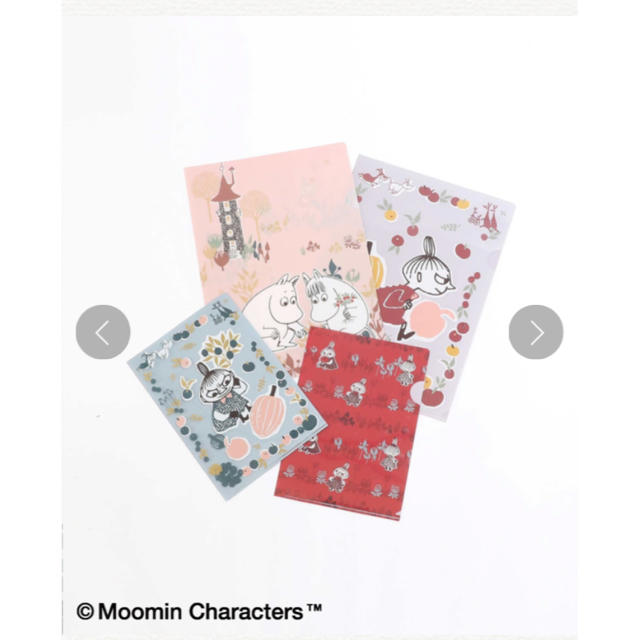 AfternoonTea(アフタヌーンティー)の新商品 Moomin×Afternoon Tea/ファイルセット 完売品 エンタメ/ホビーのアニメグッズ(クリアファイル)の商品写真