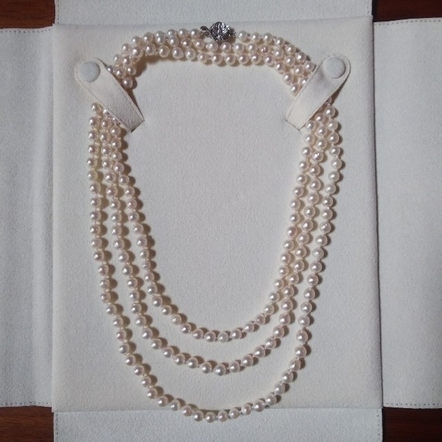 MIKIMOTO(ミキモト)のあこや真珠 ロングパールネックレス レディースのアクセサリー(ネックレス)の商品写真