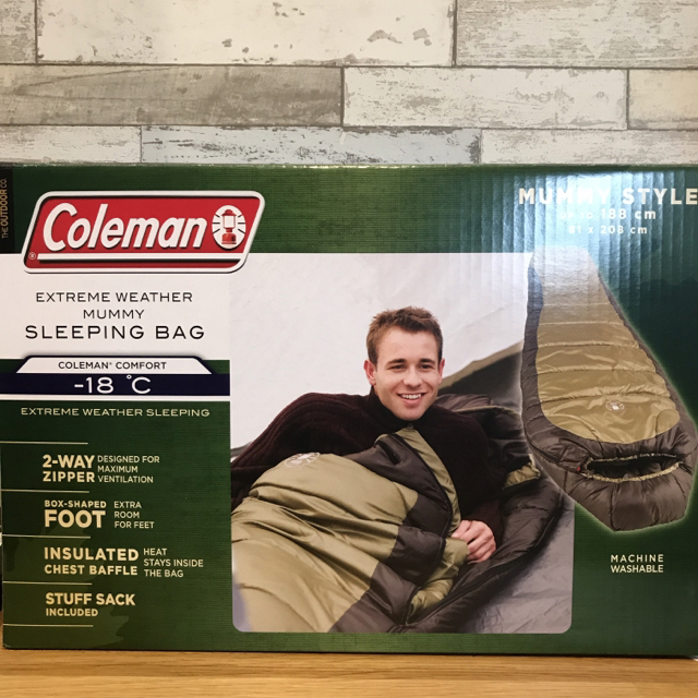 アウトドア☆正規品お値打ち価格☆ Coleman コールマン　寝袋　シュラフ