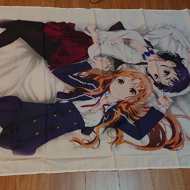 ソードアート・オンライン アスナ&直葉 特大ベッドシーツの通販 ソードアート・オンライン アスナ&直葉 特大ベッドシーツの通販