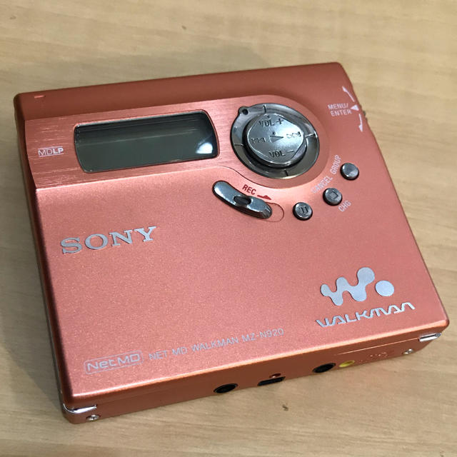 動作未確認　本体のみ　SONY MZ-N920 MDウォークマン ブルー