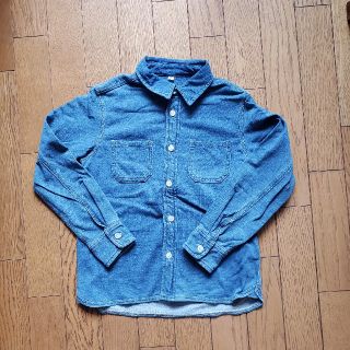 ムジルシリョウヒン(MUJI (無印良品))の無印良品　デニムシャツ　男女130(Tシャツ/カットソー)