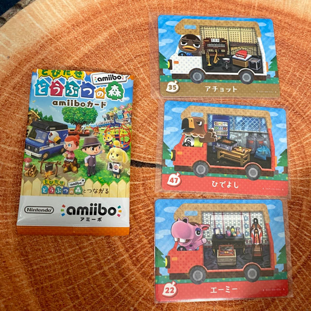 任天堂(ニンテンドウ)のとびだせどうぶつの森amiibo アチョット　セット エンタメ/ホビーのアニメグッズ(カード)の商品写真