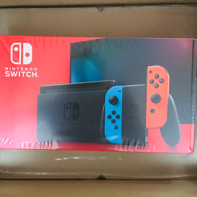 【新品】NintendoSwitch本体 Joy-Conネオンブルー.レッド