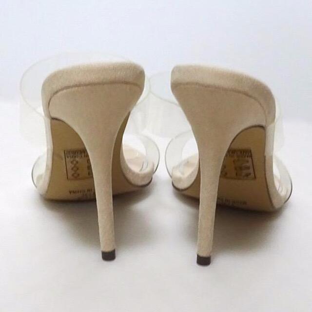 新品 asos エイソス クリアサンダル ベージュ UK4 6