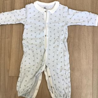 プチバトー(PETIT BATEAU)のプチバトー　ツーウェイオール(ロンパース)