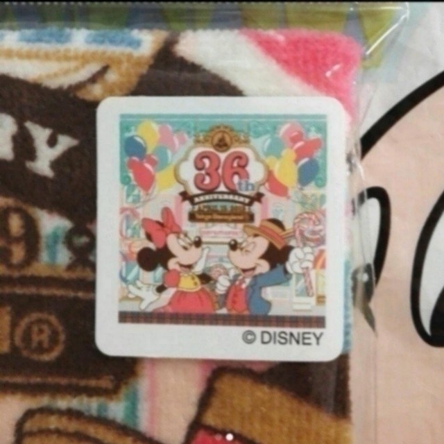 Disney(ディズニー)のディズニーランド　36周年　記念　タオル　【新品】 エンタメ/ホビーのおもちゃ/ぬいぐるみ(キャラクターグッズ)の商品写真