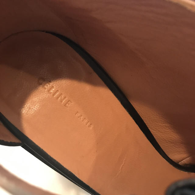 CELINE バイカラーサンダル ピンクベージュ フィービー CELINE バイカラーサンダル ピンクベージュ フィービー