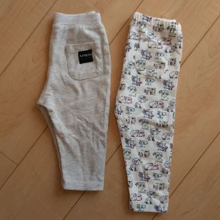 ユニクロ(UNIQLO)のユニクロ　フタフタ　80cmパンツ セット(パンツ)