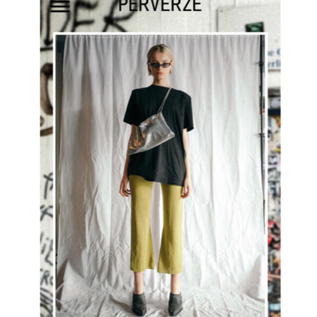 PERVERZE スリットニットパンツ