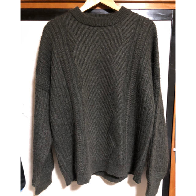 COMOLI(コモリ)のぴら様専用　YUKITSURI KNIT   ニット 19AW 美品 メンズのトップス(ニット/セーター)の商品写真