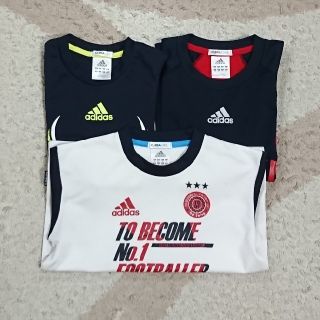 アディダス(adidas)の半袖 adidas３点 120 130(Tシャツ/カットソー)