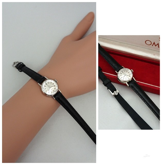 OMEGA - OH済 1969年製 オメガ カットガラス レディース K18WG金無垢