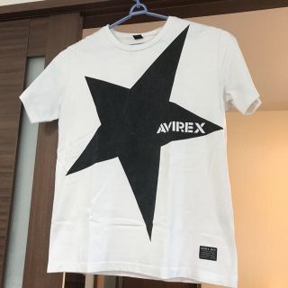 アヴィレックス(AVIREX)のメンズXL ビッグスター　白tシャツ　(Tシャツ/カットソー(半袖/袖なし))