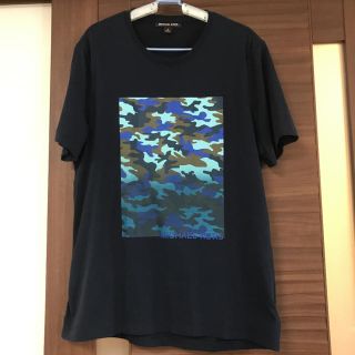 マイケルコース(Michael Kors)のメンズM マイケルコース　迷彩　深海　ネイビー　tシャツ(Tシャツ/カットソー(半袖/袖なし))