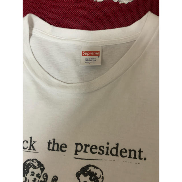 Supreme(シュプリーム)のSupreme  Fuck The President Tee Lサイズ メンズのトップス(Tシャツ/カットソー(半袖/袖なし))の商品写真