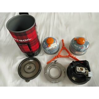 ジェットボイル(JETBOIL)のJETBOIL FLASH【カートリッジ２個付き】(調理器具)