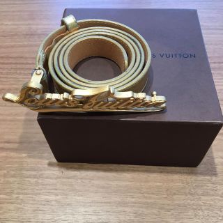 ルイヴィトン(LOUIS VUITTON)のルイヴィトン CA0077 ベルト ゴールド（30029923）(ベルト)