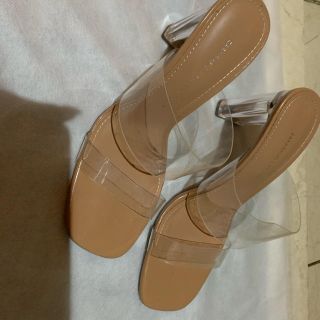 ザラ(ZARA)のZARAクリアサンダル38 美品(サンダル)