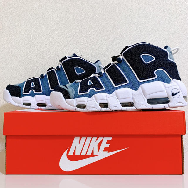 NIKE(ナイキ)のNIKE モアテン MORE UPTEMPO デニム 26.5cm メンズの靴/シューズ(スニーカー)の商品写真