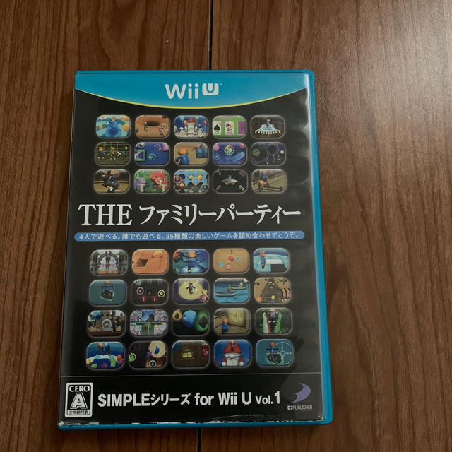 Wii U(ウィーユー)のSIMPLEシリーズ for Wii U Vol.1 THE ファミリーパーティ エンタメ/ホビーのゲームソフト/ゲーム機本体(家庭用ゲームソフト)の商品写真