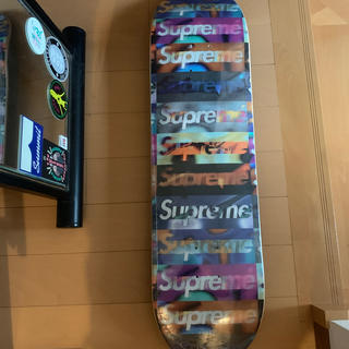 シュプリーム(Supreme)のSupreme Distorted Logo Skateboard Black(スケートボード)