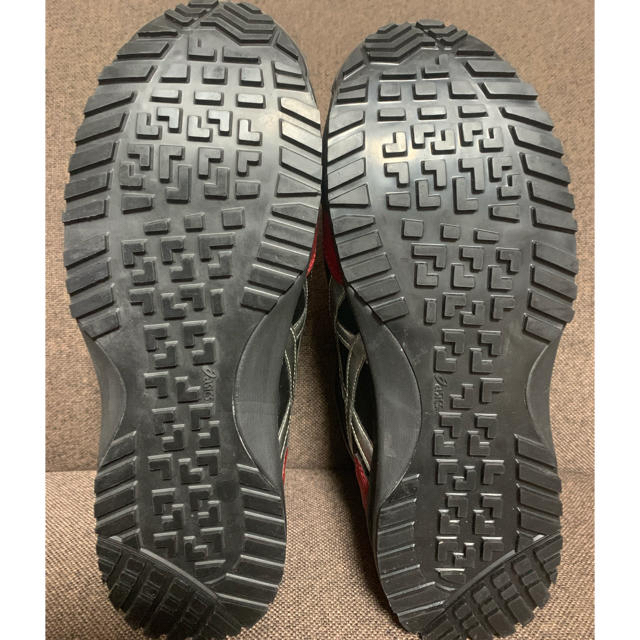 メンズ asics - アシックス 安全靴 ウィンジョブ 53Sブラックxレッド