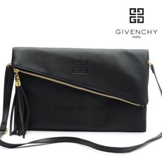 ジバンシィ(GIVENCHY)の【売り切り大特価！】GIVENCHY ショルダー クラッチ ブラック 男女兼用(ショルダーバッグ)