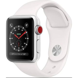 アップルウォッチ(Apple Watch)のApple Watch Series 3　(GPS + Cellularモデル)(腕時計(デジタル))