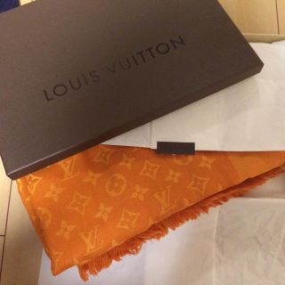 ルイヴィトン(LOUIS VUITTON)のヴィトン 大判ストール シルク ウール(ストール/パシュミナ)