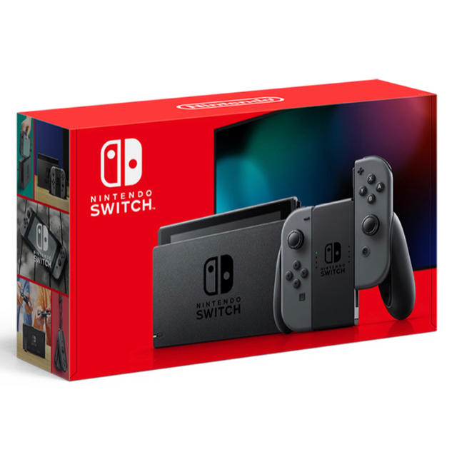 新品未使用品】Nintendo Switch ニンテンドースイッチ本体 グレー 輝い
