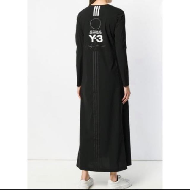 Y-3(ワイスリー)のY-3ロングワンピース　ほぼ未使用 レディースのワンピース(ロングワンピース/マキシワンピース)の商品写真