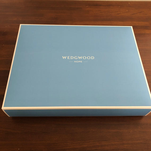 WEDGWOOD(ウェッジウッド)の綿毛布　西川　伊勢丹　WEDGEWOOD home ブルー インテリア/住まい/日用品の寝具(毛布)の商品写真