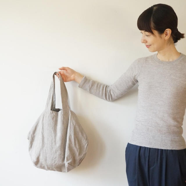 fog linen work(フォグリネンワーク)のfog linen work + lota product 香菜子リネントート レディースのバッグ(トートバッグ)の商品写真