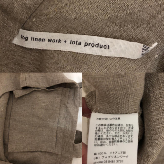 fog linen work(フォグリネンワーク)のfog linen work + lota product 香菜子リネントート レディースのバッグ(トートバッグ)の商品写真