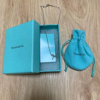 ティファニー(Tiffany & Co.)のTIFFANY&Co. リボンモチーフペンダント　ネックレス(ネックレス)