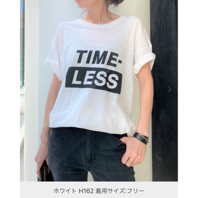 L'Appartement DEUXIEME CLASSE(アパルトモンドゥーズィエムクラス)のアパルトモン店舗限定  Billy  TIMELESS T-SH ホワイト レディースのトップス(Tシャツ(半袖/袖なし))の商品写真