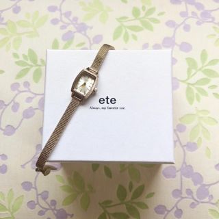 エテ(ete)のきらら　様　😊　ete    ㉔　腕時計・稼動品✨(腕時計)