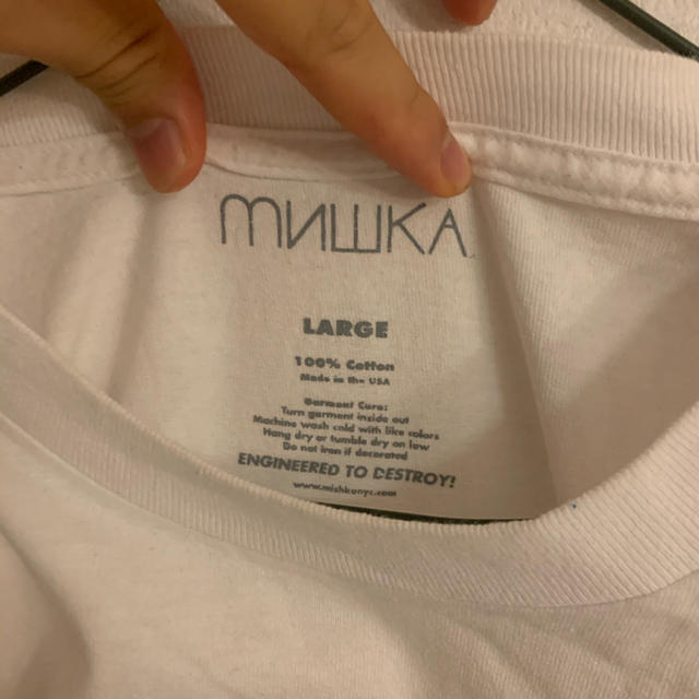 MISHKA(ミシカ)のMNWKA(ミシカ) Tシャツ メンズのトップス(Tシャツ/カットソー(半袖/袖なし))の商品写真