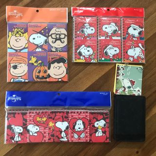 スヌーピー(SNOOPY)の【送料無料】スヌーピー メモ帳セット(ノート/メモ帳/ふせん)