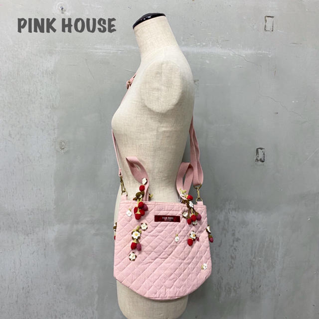 【PINK HOUSE】ショルダートートバッグ ピンクハウス