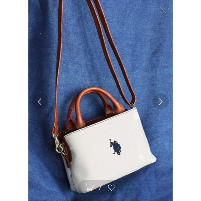 POLO RALPH LAUREN(ポロラルフローレン)の最終出品U.S.POLO ASSN. ユーエスポロアッスン　ミニハンドバッグS レディースのバッグ(ショルダーバッグ)の商品写真