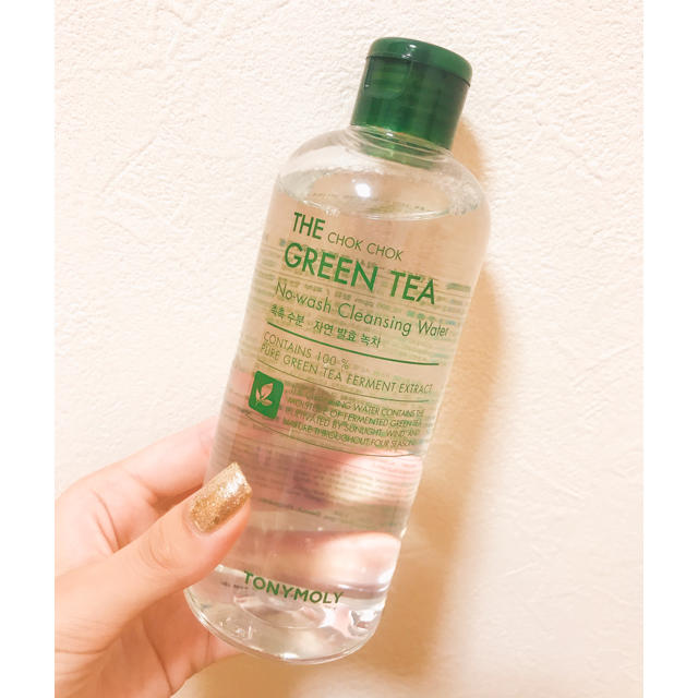 TONY MOLY(トニーモリー)のGREEN TEA クレンジングウォーター コスメ/美容のスキンケア/基礎化粧品(クレンジング/メイク落とし)の商品写真