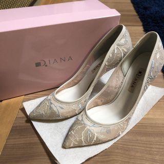 ダイアナ(DIANA)のDIANA ダイアナ パンプス ウェディング 24.5cm(ハイヒール/パンプス)