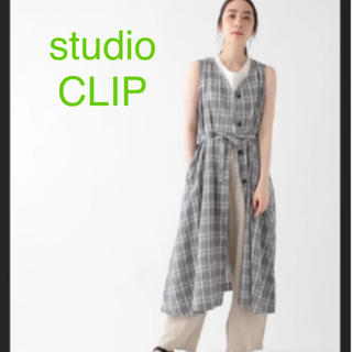 スタディオクリップ(STUDIO CLIP)のstudio CLIP ノースリワンピース【美品】(ロングワンピース/マキシワンピース)