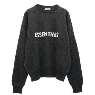 フィアオブゴッド(FEAR OF GOD)の最終値下げ essentials ニット 黒 S 国内正規品 新品未使用(ニット/セーター)