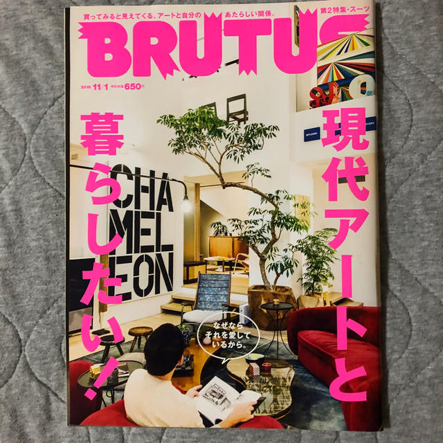 BRUTUS (ブルータス) 2016年 11/1号 エンタメ/ホビーの雑誌(その他)の商品写真