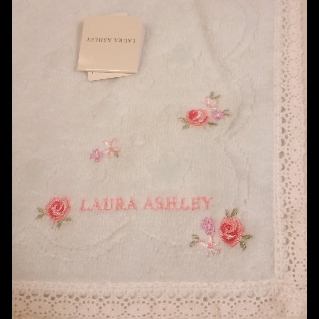 LAURA ASHLEY(ローラアシュレイ)の⑧ 新品 ローラアシュレイ タオルハンカチ LAURA ASHLEY　 レディースのファッション小物(ハンカチ)の商品写真